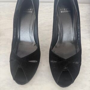 Stuart Weitzman Suede/Patent leather Pumps